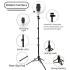 Jmary FM-536A 26cm LED Ring Light Kit with 170cm Tripod, 3 Light Modes, USB Powered, 1/4" Mount, Phone Holder, Remote for Makeup, Streaming, Photography